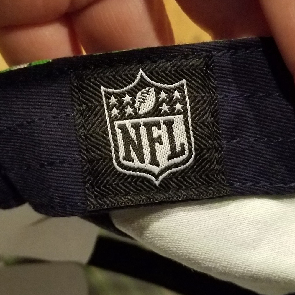 Seattle Seahawks Hat Zubaz Tiger Zebra Stripe 47 Brand Adjustable Clean Up - Picture 7 of 10